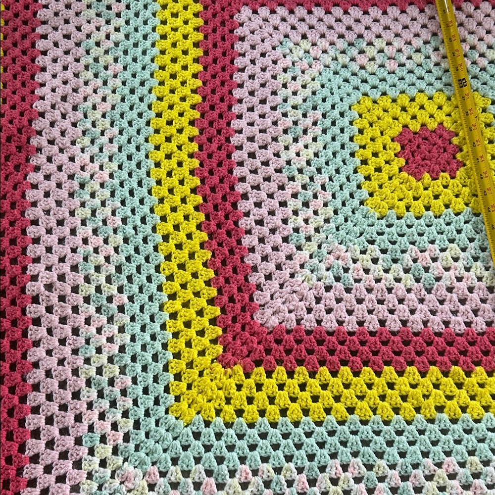 Colorful Crochet Blanket - Picture 2 of 2